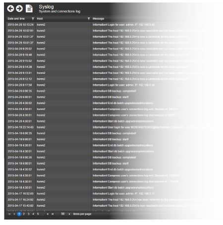 syslog hsnm